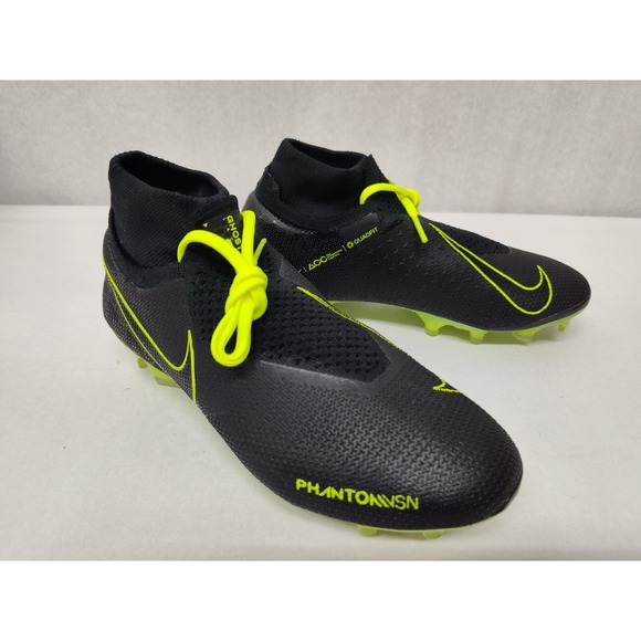 Nike Other - Nike Boys Phantom Vision Elite DF‎ FG Soccer Cleats AO3262-007 Black Volt Sz 4